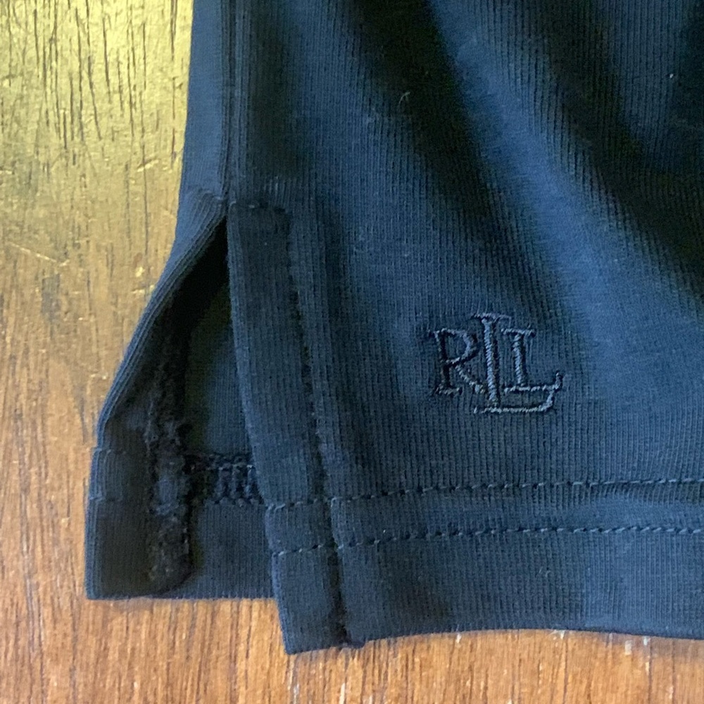 Ralph Lauren Top Small Black and Brown Short Sleeve - Picture 4 of 9